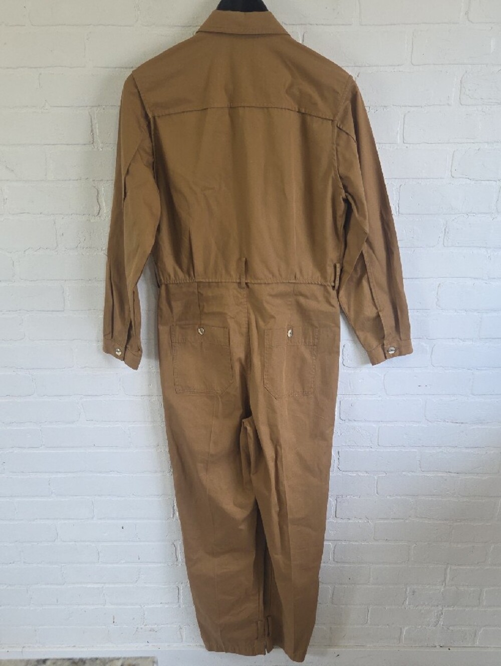 ba&sh Camel Utility Button-Front Jumpsuit - Picture 4 of 9